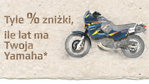 „Tyle procent zniżki, ile lat ma Twoja Yamaha” – wielki powrót! 