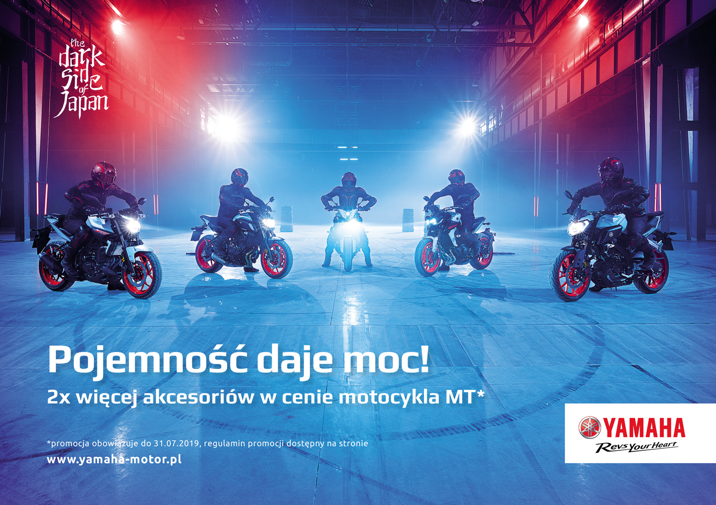 Pojemność daje moc! 2x więcej akcesoriów w cenie motocykla Yamaha MT