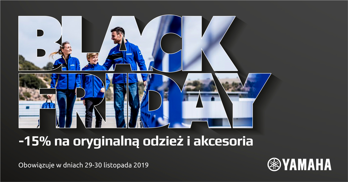 Zniżki w salonach Yamahy na Black Friday